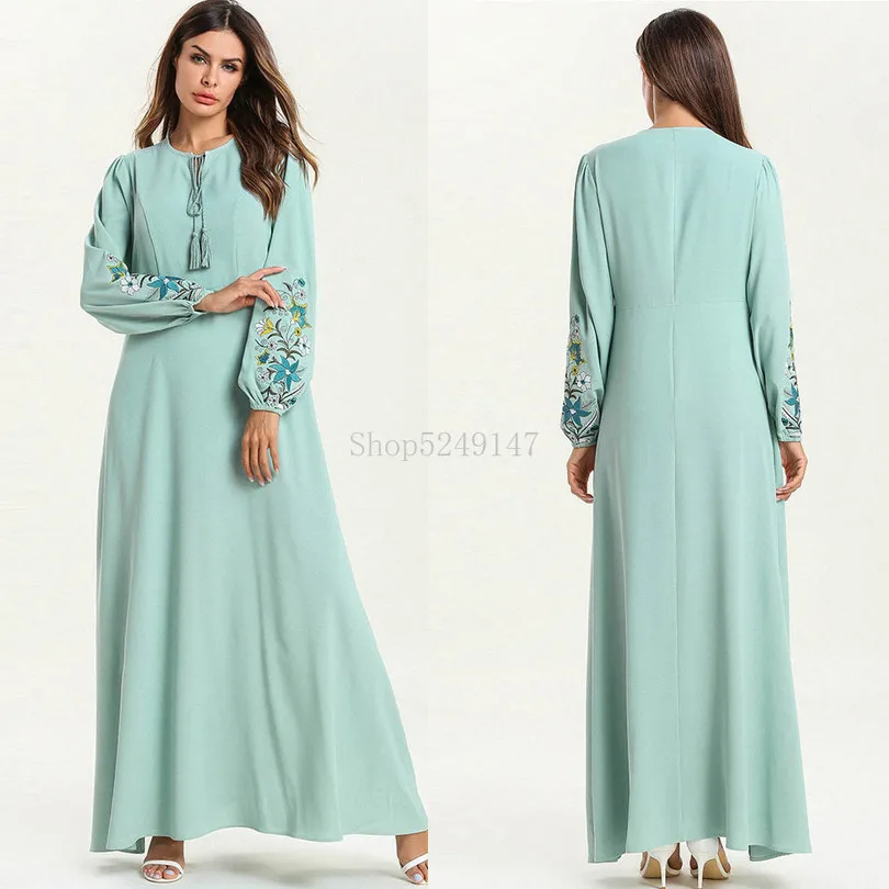 Одежда мусульманская абайя элегантная женская мусульманская абайя платье кардиган халат турецкий хиджаб мусульманская молитва одежда Муслима абайя Дубай