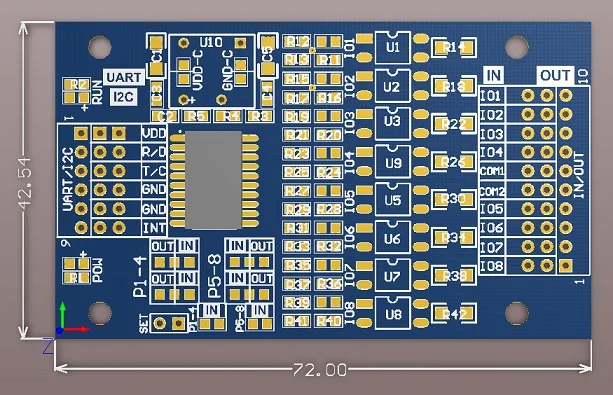 optoacoplador modulo de isolamento modulo i2c modulo rele modulo io 02