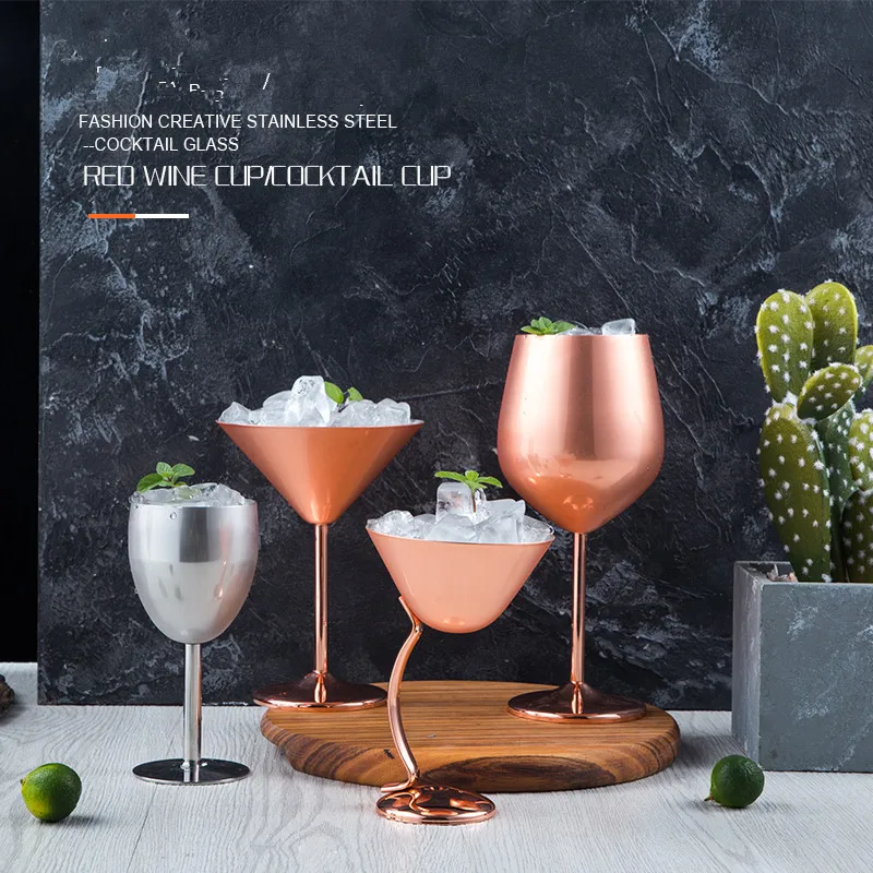 Acier Inoxydable Martini Cocktail Tasse Verre à vin verre gobelet
