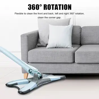 

Floor Cleaning Mop Hand-Free Wash Household Cleaning Mop Tools Floor Cleaner Kitchen Accessories With Microfiber Replace Pads