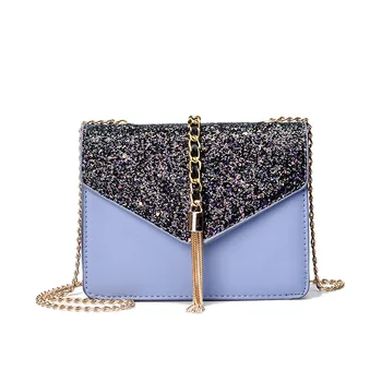 

New products women's bags fashion designer trend one-shoulder diagonal bags spring and summer wild chain small square bags