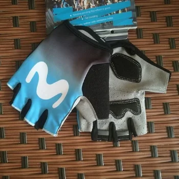 

2019 pro team M blue cycling gloves GEL pad for men high quality summer half finger bike gloves Size m-XL