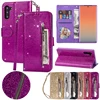 Bling Glitter Case For Samsung Galaxy S20 Ultra S10 S9 S8 Plus S20 FE Note 8 9 10 Leather Flip Zipper Wallet Cover Case Coque ► Photo 1/6
