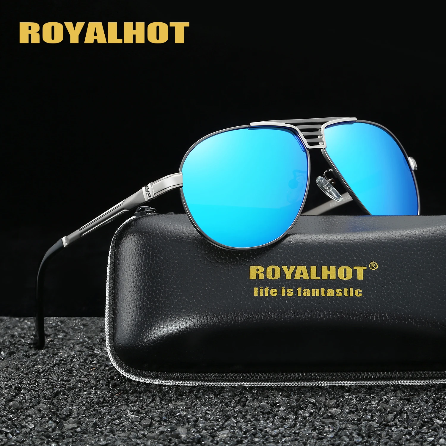 RoyalHot, поляризационные, овальная оправа, солнцезащитные очки для мужчин и женщин, для вождения, солнцезащитные очки, очки, Oculos masculino, мужские, 90090