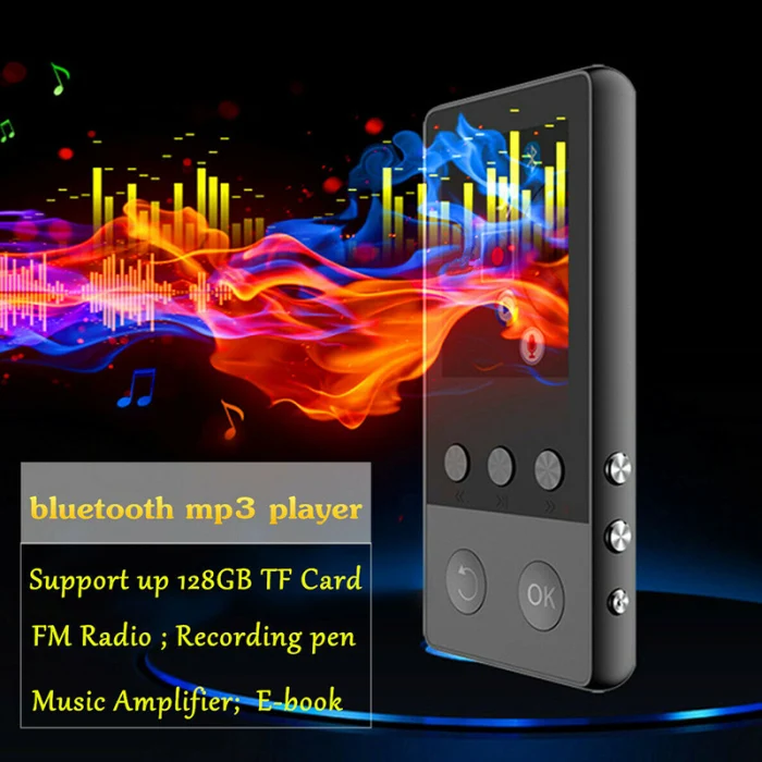 Портативный Bluetooth MP3/4 музыкальный плеер с FM Hi-Fi без потерь Поддержка TF карты SP99