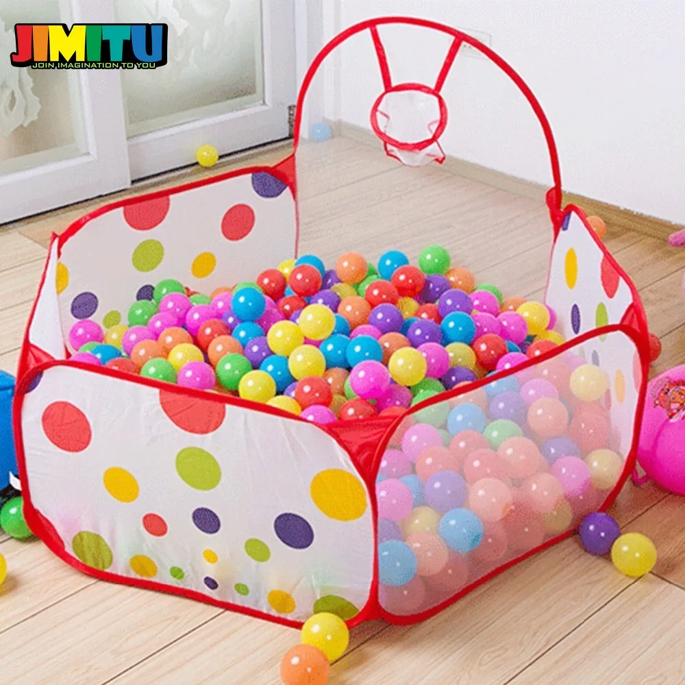 JIMITU 90 см/120 см/150 см, забавные баскетбольные палатки, хижина для детей, детская игрушка, палатка, мяч, яма, игровой домик, сад, океан, мяч, бассейн, игрушки