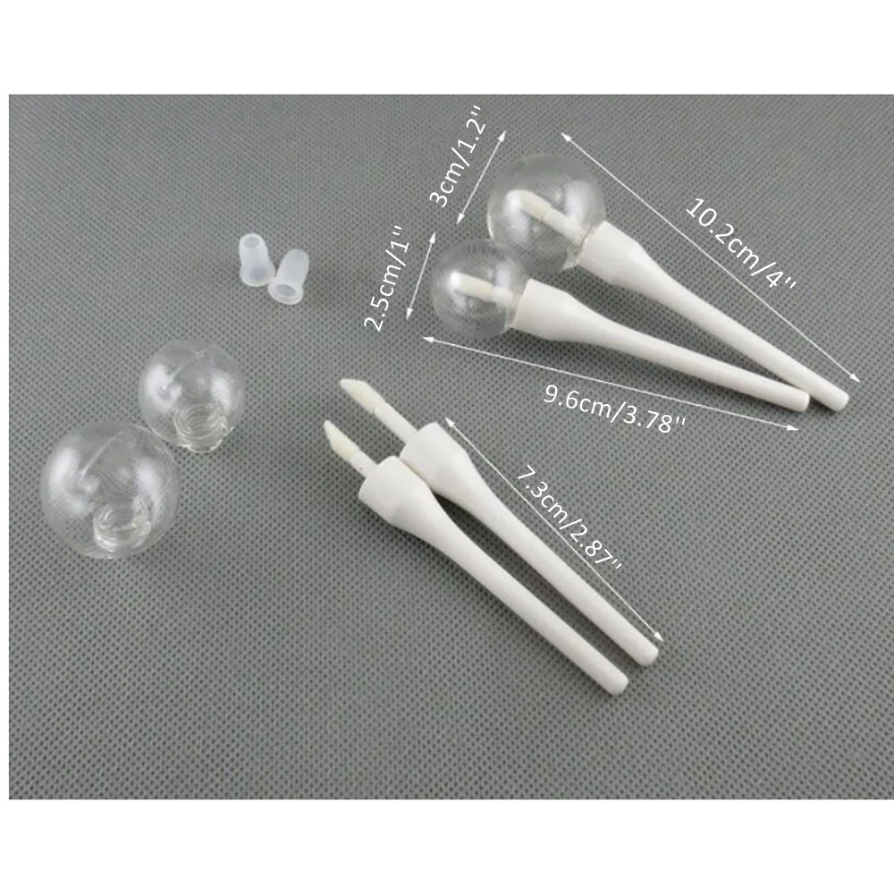 5/10pcs 6ml/11ml Empty DIY Makeup Lip Gloss Bottle Light Bulb Lip Gloss Tube Lollipop Clear Labial Glair Bottle