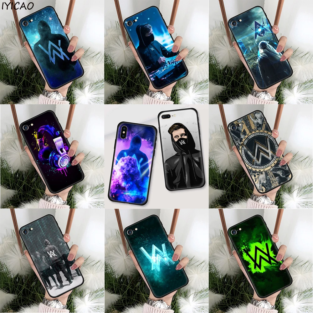 IYICAO Alan Walker мягкий чехол для iphone 5 5s 6 6s 7 8 Plus X XR XS Max 11 Pro SE 2020 |