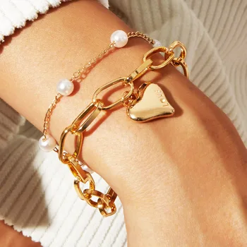 

Love Hot Sale New Design Gold Clip Coins Paper Bracelets for Women 2020 Bracelet Bangles Femme Fashion Jewelry Accessories