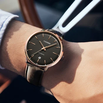 

Fashion Men's Watches CADISEN Design Luxury Brand Automatic Mechanical Men For Wristwatches 50M Waterproof Sports Calendar Clock