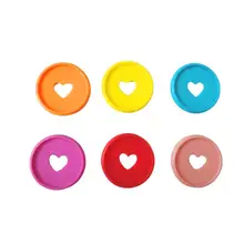 6 шт. блокнот Грибное отверстие кнопка блокнот пластиковые вкладыши катушки 360 градусов складной пластиковый диск Пряжка пластиковое связывающее кольцо