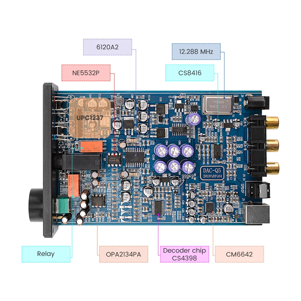 AIYIMA Mini Amp портативные наушники HiFi AUX усилители TPA6120 PC USB DAC декодер Аудио гарнитура