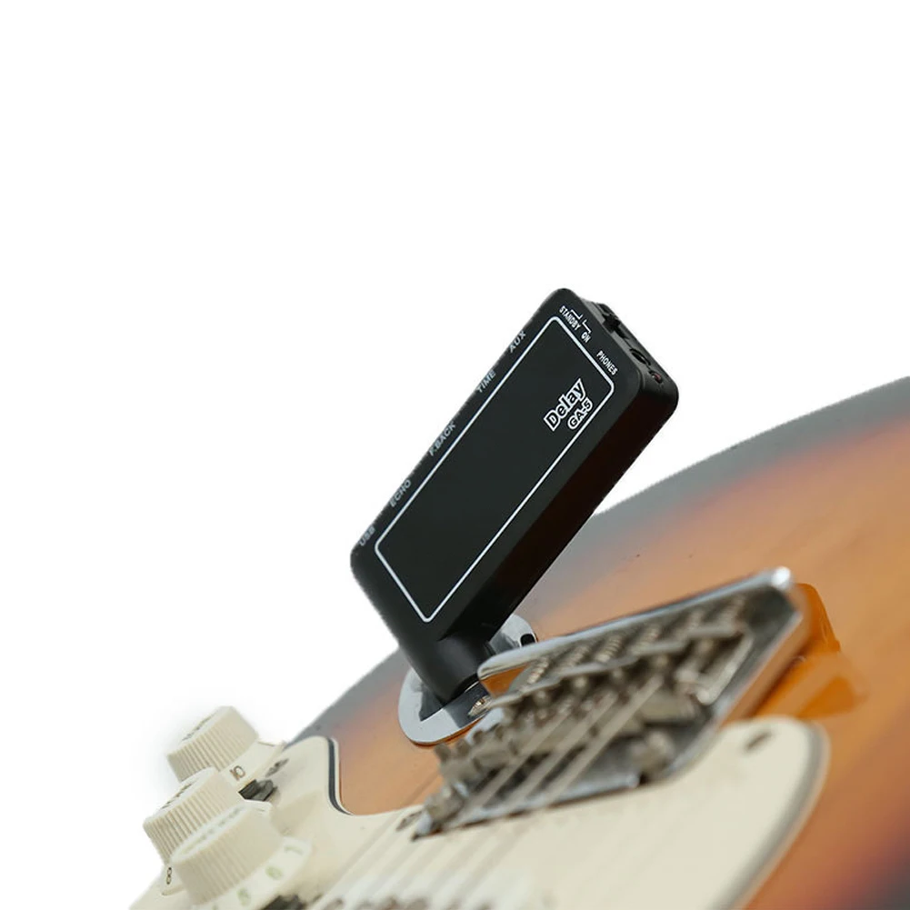 Durable Headphone Amplifier Tone Electric ABS Accessories Classic Rock Phone Mini Portable Bass Guitar Plug USB Rechargeable