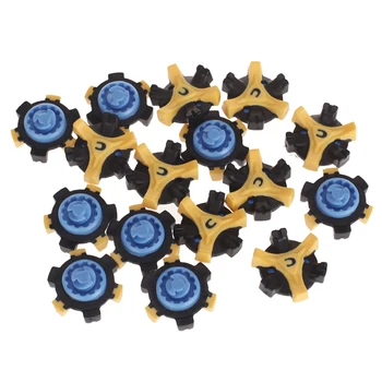 

16pcs Golf Shoes Soft Spikes Pins TPR Tri Lok Stinger Spikes Turn Fast Twist Shoe Spikes Replacement Set Golf Training Aids