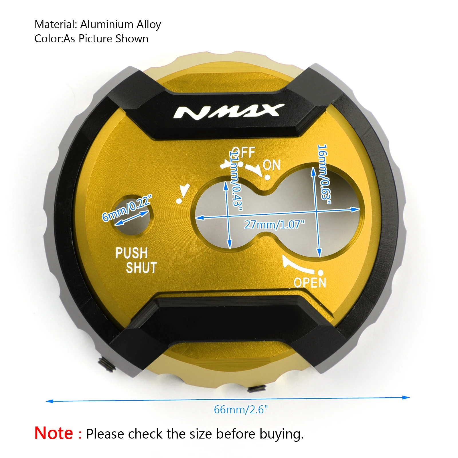 Artudatech алюминиевая крышка замка зажигания для Yamaha N Max Nmax 155 Nmax155 аксессуары