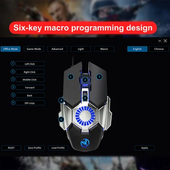 

Breathing Light Plug And Play 6400dpi RGB Gamer Wired 3D Rubber Roller Ergonomic Desktop Laptop Gaming Mouse Macro Programming