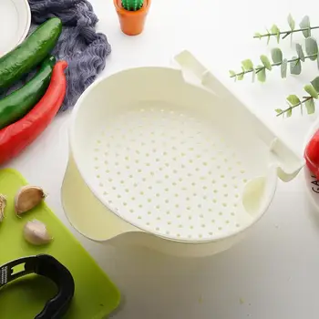 

Double-layer Separation Design Drain Basket Plastic Material Mobile Phone Holder Multifunctional