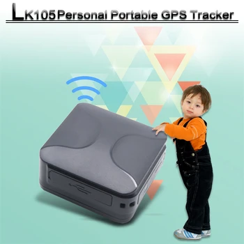 

Mini GPS Position Tracker LK105 Waterproof IPX6 Long Standby Time History Route Vibration/Displacement/Low Battery Alert