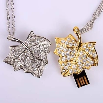 

Jewelry Cle USB Flash Drive 64GB Pendrives Pendrive 1TB 2TB Memoria Usb Memory Stick 32GB 16GB 128GB Silver Gold Disk On Key 2.0