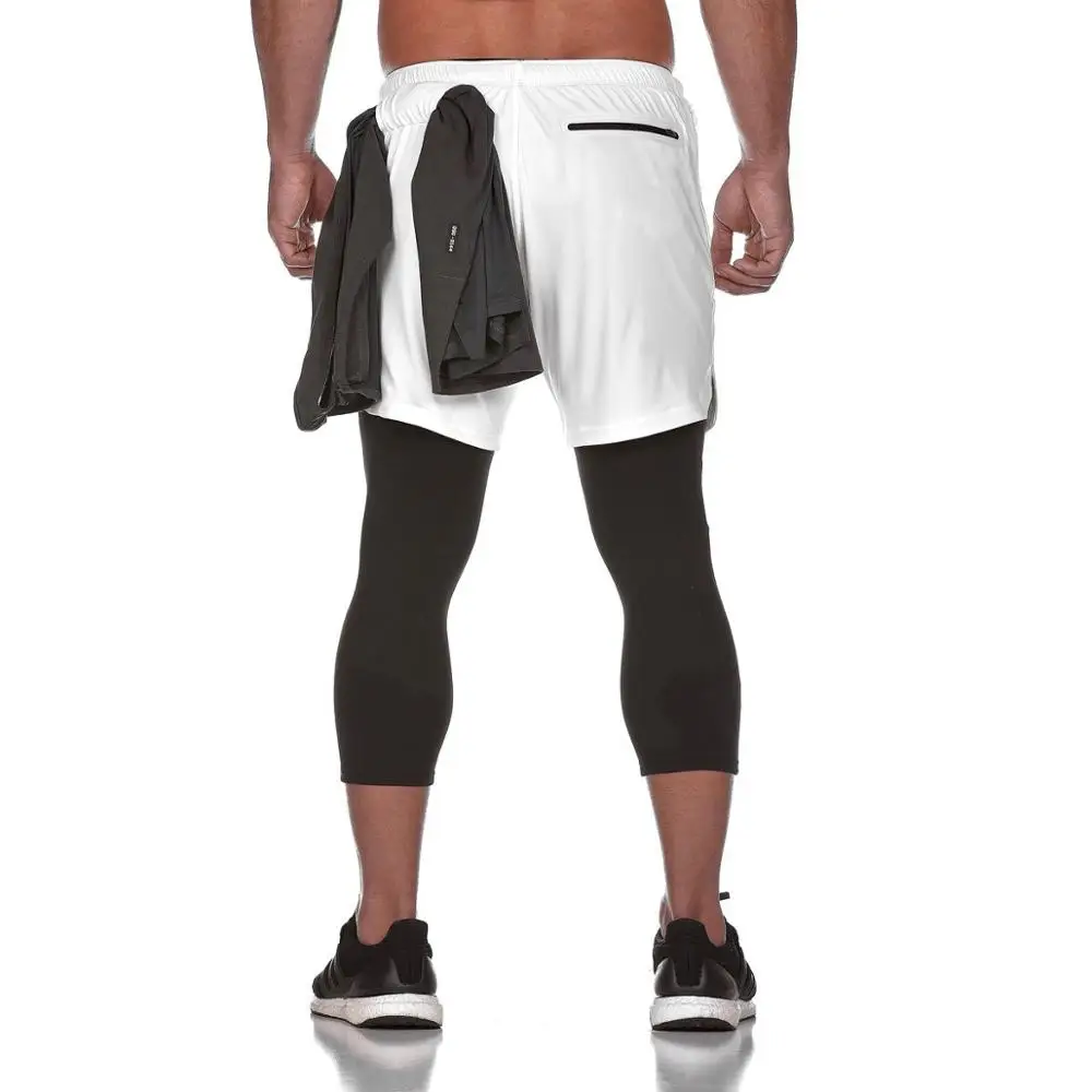 Летние новые мужские обтягивающие спортивные брюки с карманами на молнии модные бегуны быстросохнущая спортивная одежда повседневные брюки для фитнеса бодибилдинга 3xl