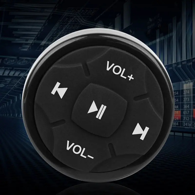Автомобильный Bluetooth руль Мини Bluetooth 4,0 Автомобильный пульт дистанционного управления мобильный телефон Bluetooth пульт дистанционного управления