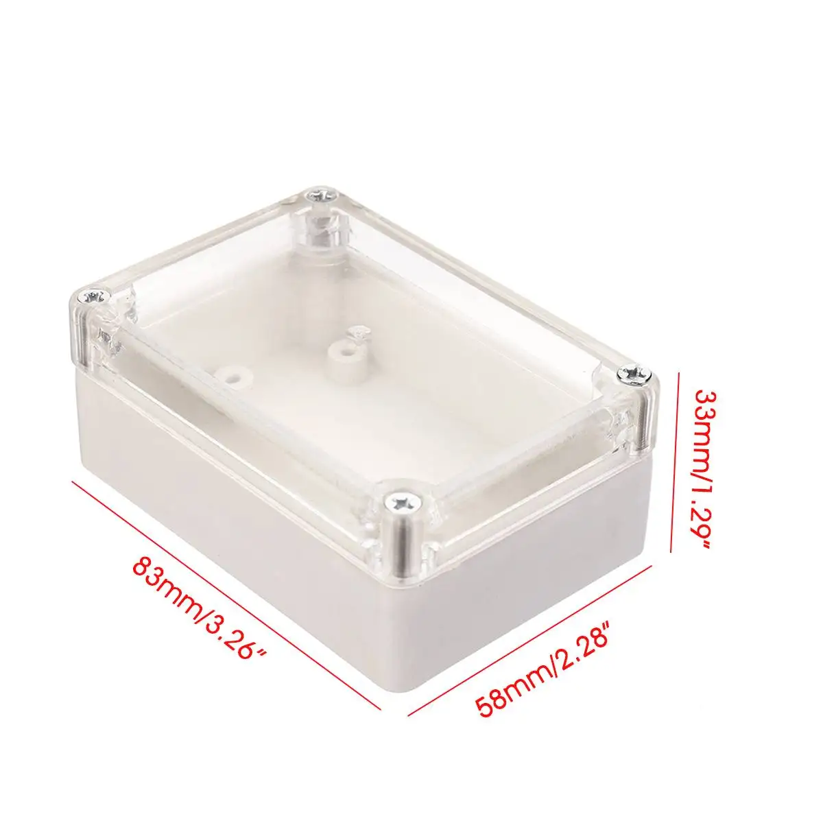 83x58x33mm Plastic Waterproof Electronic Project Box Enclosure Cases