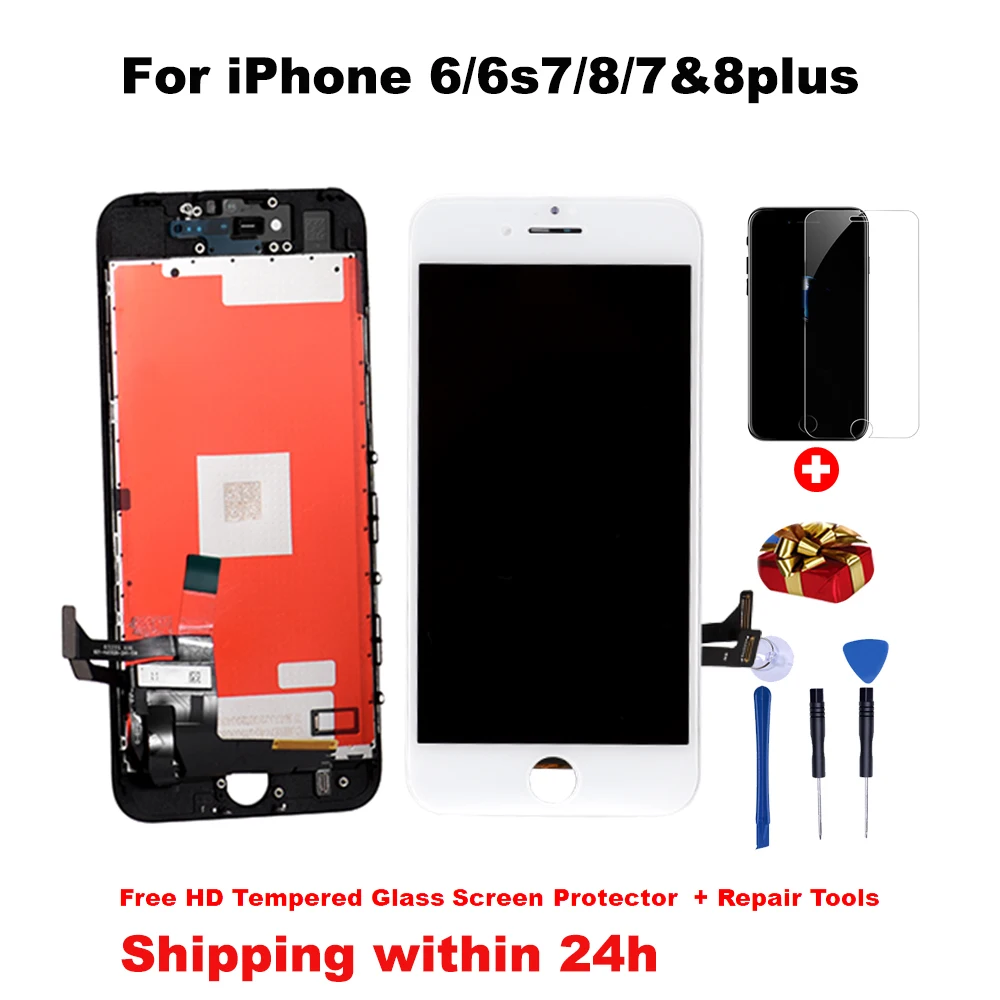 ЖК дисплей для iphone 7 7Plus 8 8Plus сменный экран с сенсорным экраном iPhone без битых
