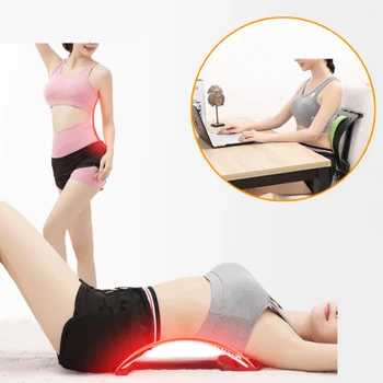 

1pc Back Stretch Equipment Massager Magic Lumbar Support Relaxation Corrector Tool Health Care