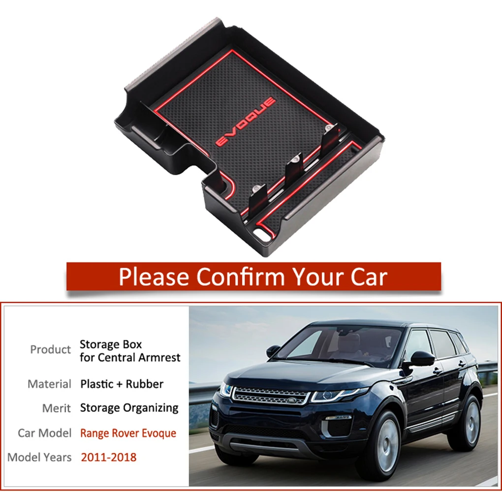 Замена для Range Rover Evoque 2012- центральная консоль монеты кошелек для хранения подлокотник коробка для мелочей Органайзер лоток