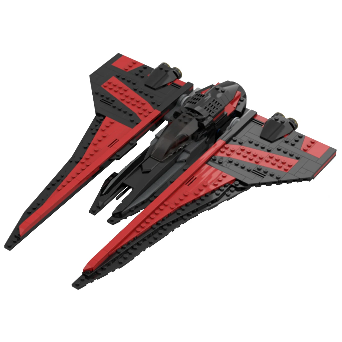 

425Pcs MOC-86590 Maul Starfighter Nightbrother Spaceship Model Bricks Kit (Authorized and Designed by Brick_boss_pdf)