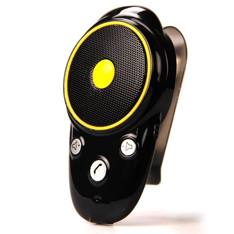 Классный Bluetooth динамик "Hands Free" автомобильный комплект Солнцезащитный козырек динамик Авто Голосовое управление беспроводной динамик телефон автомобильный комплект для телефона