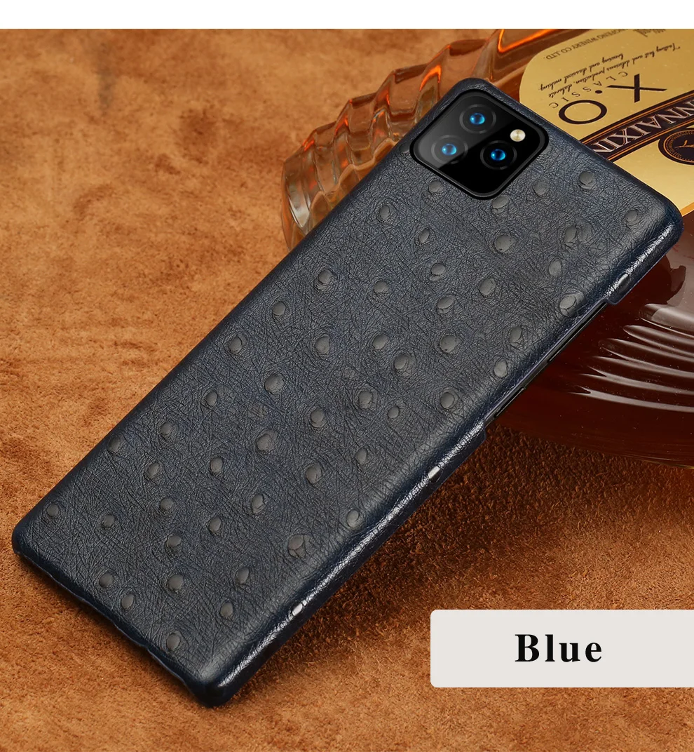 Чехол из натуральной коровьей кожи для телефона iphone 11 11Pro 11 Pro Max X XR XS MAX 8 Plus 5 SE 6 8 6s 7 Plus Роскошный чехол из страуса