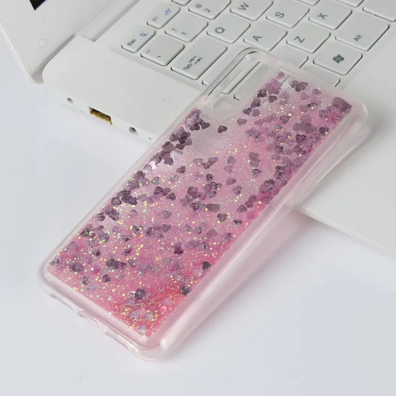 Жидкий чехол для Huawei P30 P 20 P20 Pro Mate Lite роскошный зыбучий песок динамический