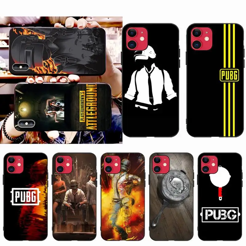 CUTEWANAN Корейская видеоигра PUBG Мягкий Силиконовый ТПУ чехол для телефона iPhone 11 pro XS