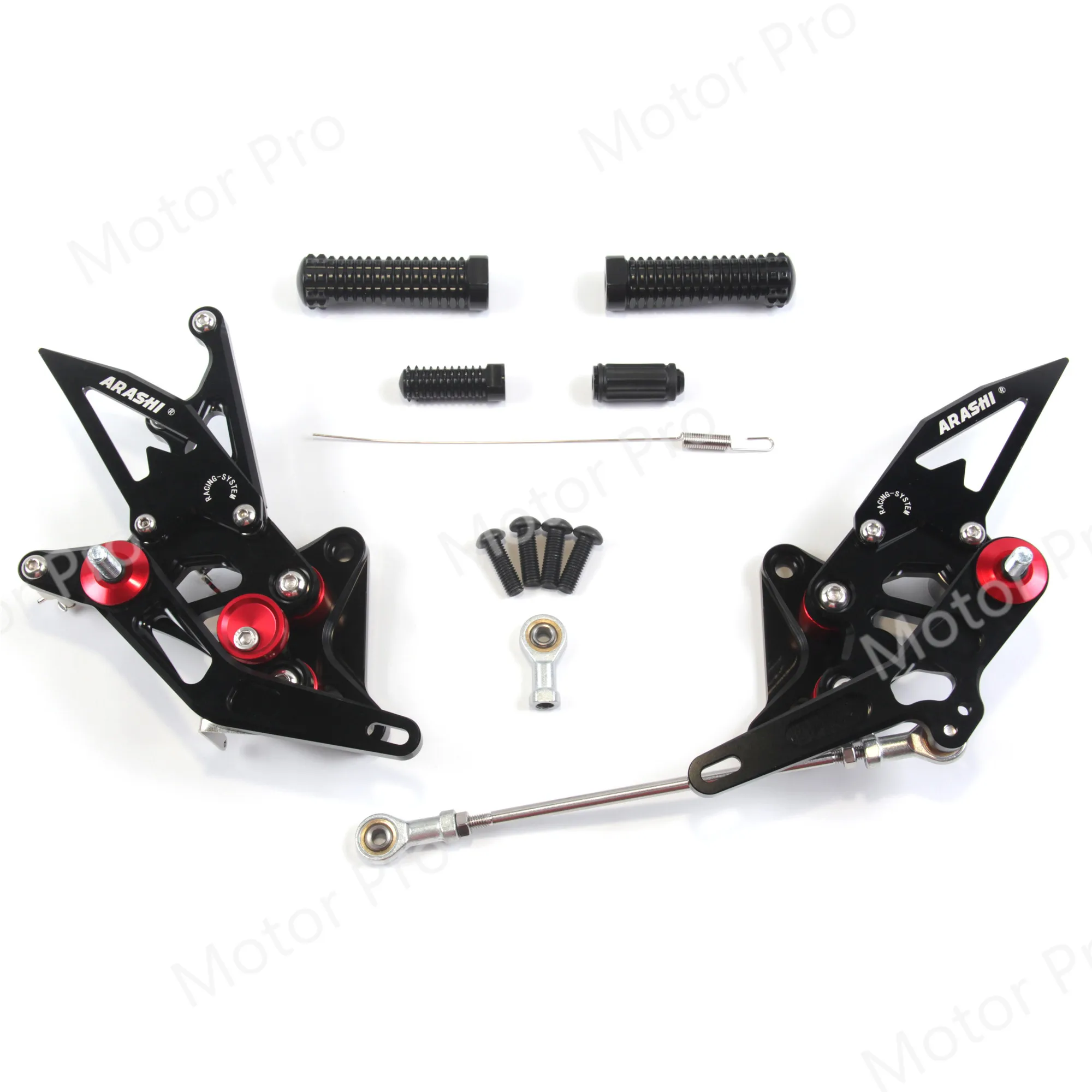 2.0 Black Регулируемые подножки для Suzuki GSXR 1300 2008- Rearset GSX R GSX-R GSXR1300 Hayabusa 2010 2011 2012 2013 - Цвет: 2.0 Black
