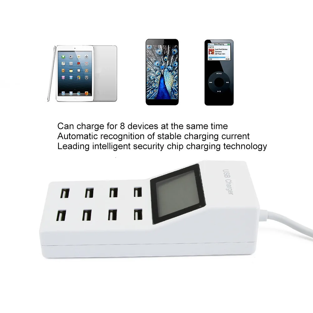 8-USB-Ports-US-EU-Multi-Charger-with-Lcd-Screen-Smart-Charger-For-oneplus-5