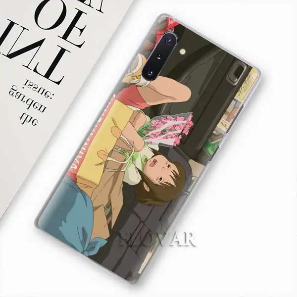 008 Totoro Chihiro Ghibli Аниме Миядзаки чехлы для телефонов samsung Galaxy Note 10 S10 Plus 5G S10e A30 A40 A50 A60 A70 M40 жесткий чехол - Цвет: 008