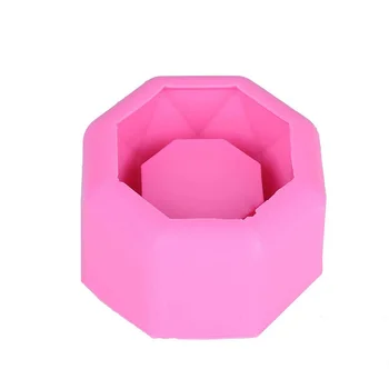 

DIY Flower Pot Silicone Mold Succulent Plants Concrete Planter Vase Molds Candle Holders Mold Color