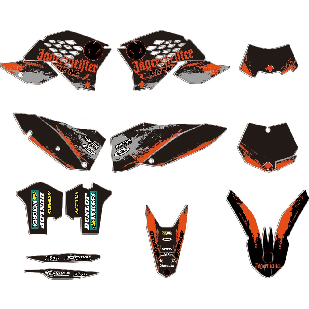 

Decal for KTM EXC EXCF XCF 125 250 300 450 2008 2009 2010 2011 Motorcycle Graphic Sticker for KTM SX SXF 2007-2010