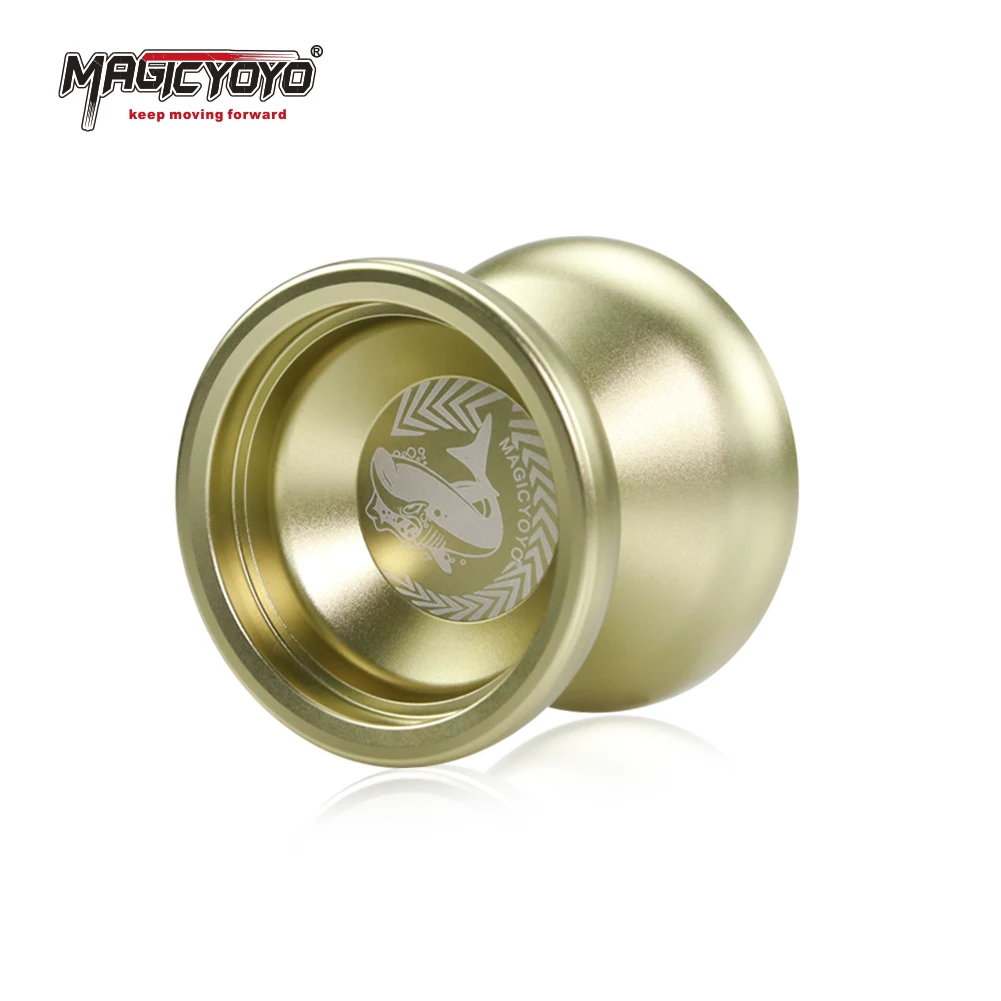 Free Shipping Magic yoyo N12 Shark Honor Aluminum Alloy professional yo yo Hot Sales Diabolo and Kids Toys - Цвет: Mixed Olives