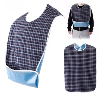 

Faroot 2020 New Waterproof Bib Adult Mealtime Cloth Protector Detachable Disability Aid Aprons Cook Protector Tools