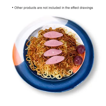 

New 10.6 in Ceramic Dinner Plate Home Decor Noodles Dish Plate Dinnerware Tableware Spaghetti Salad Fruit Large Saucer Round Dis