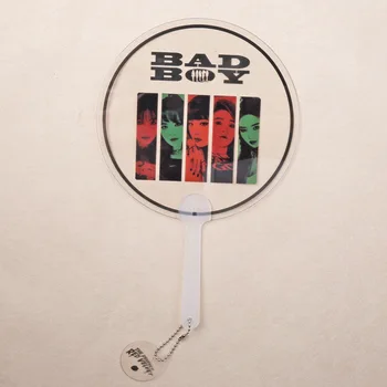 

Red Velvet Bad Boy Printing Transparent Round Fans Concert Support Irene SeulGi Wendy Joy Yeri