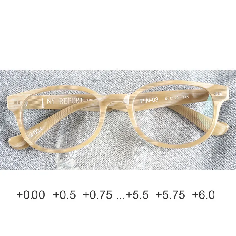 Премиум ацетатные очки для чтения женщин + 0 00 ~ 6 антибликовые линзы|Женские