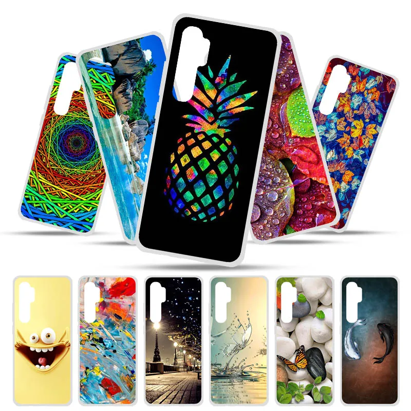 Bolomboy Painted Case For Xiaomi Mi Note 10 Lite Case Silicone Soft TPU Cases For Xiaomi Mi 10 Pro Mi 9T 9 SE Lite Covers Fundas
