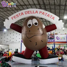 Бинго®6 м надувной гигантский шоколадный яйцо человек, надувной мультфильм Еда Декор для рекламы продвижение