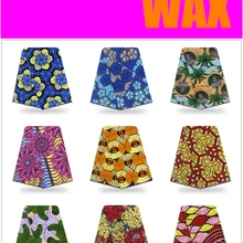 Африканская настоящая голландская восковая Ткань 6 ярдов Хлопок Анкара Нигерия Гана Голландский Настоящий Воск для лоскутного шитья африканские платья