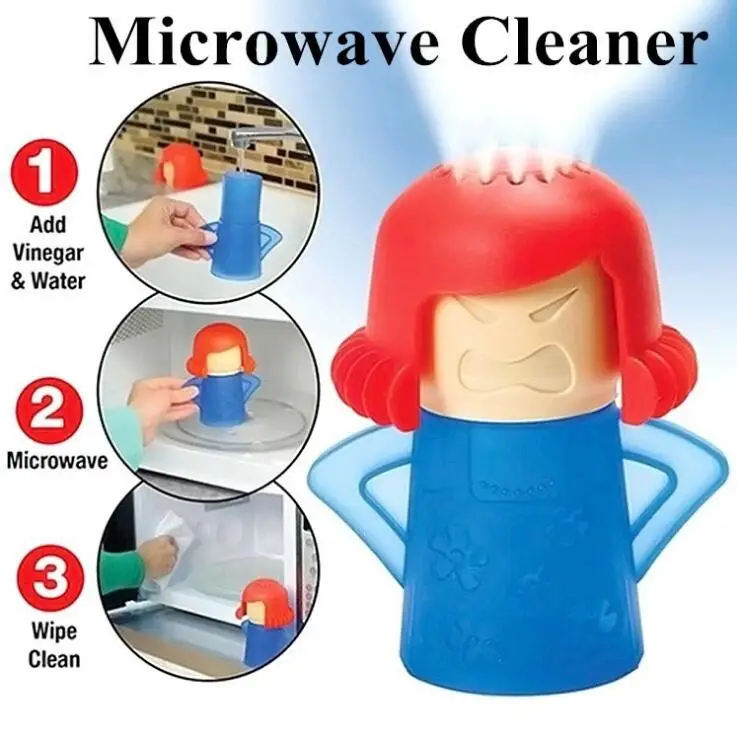 

Creative Mama Microwave Cleaner Easily Cleans Microwave Oven Steam Cleaner Appliance for The Kitchen Refrigerator cleaning