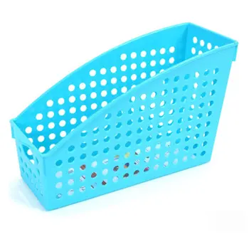 

Thickening Rectangle Plastic Storage Basket Desktop File Storage Baskets Magazine Storage Basket Desktop Books Organizer