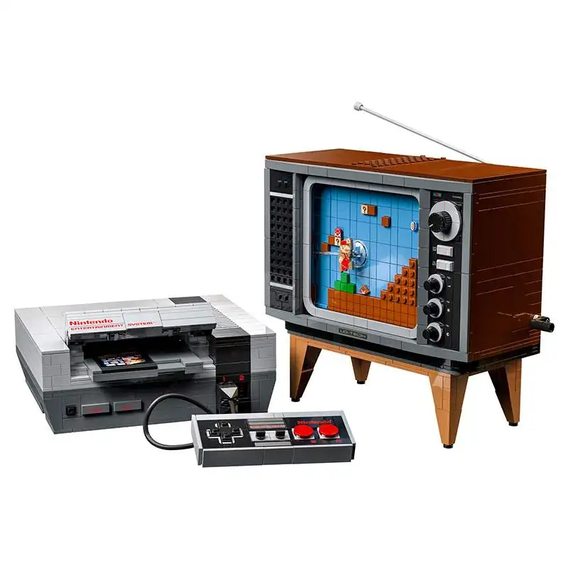 

New Super Marioed NES Console Nintendo Entertainment System Model Blocks Building Bricks TV Game kids toys children sets 71374